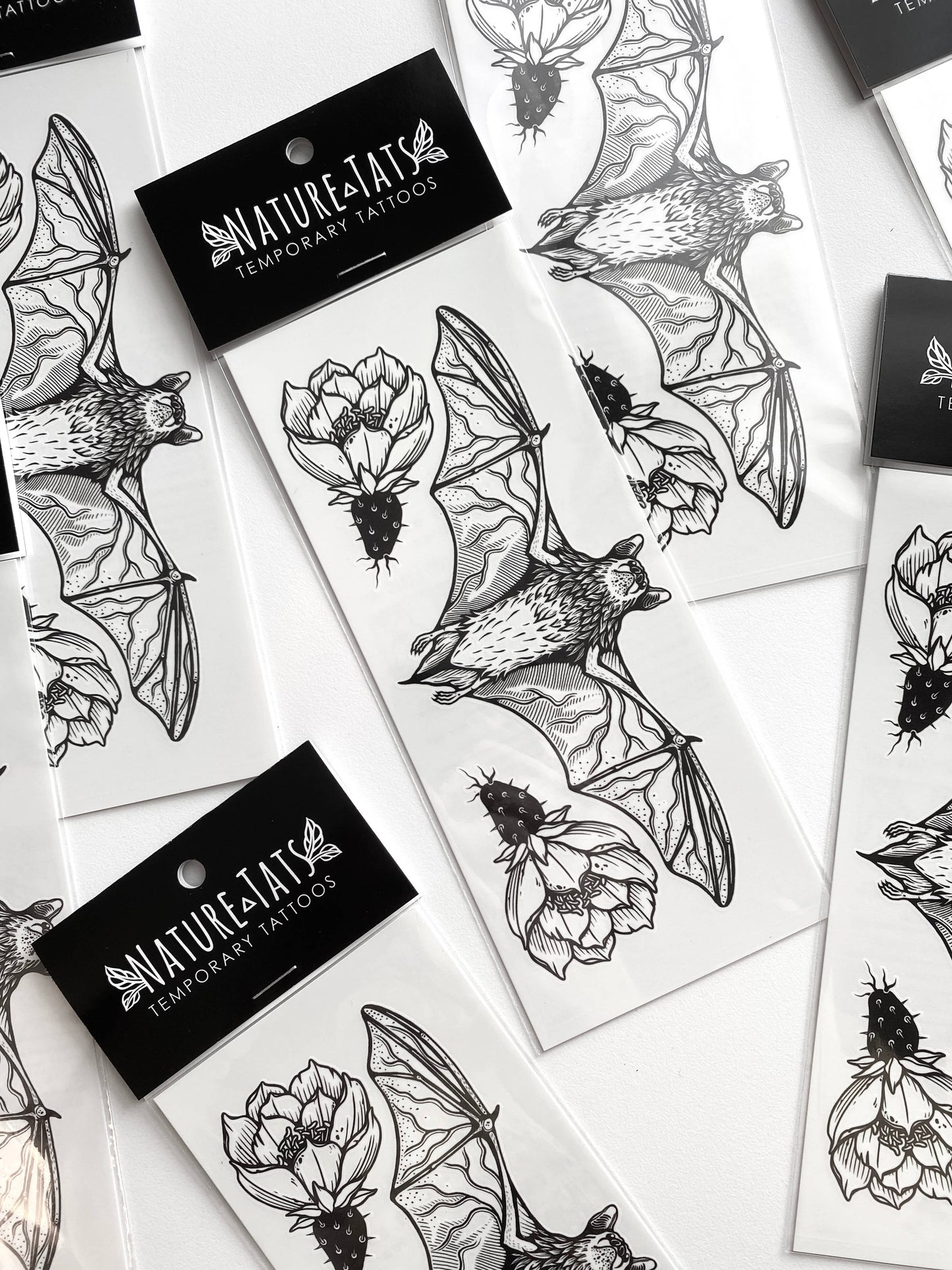 Free-tailed Bat Temporary Tattoo: 1-Pack