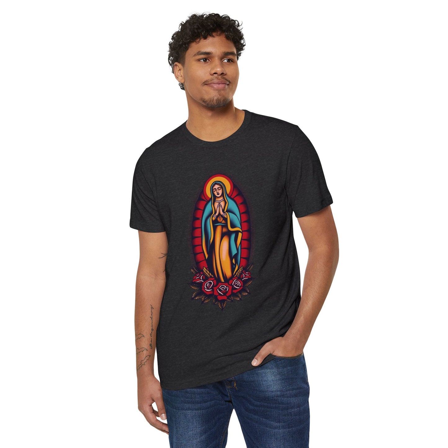 Mother Mary Divine Love Organic Unisex Tee
