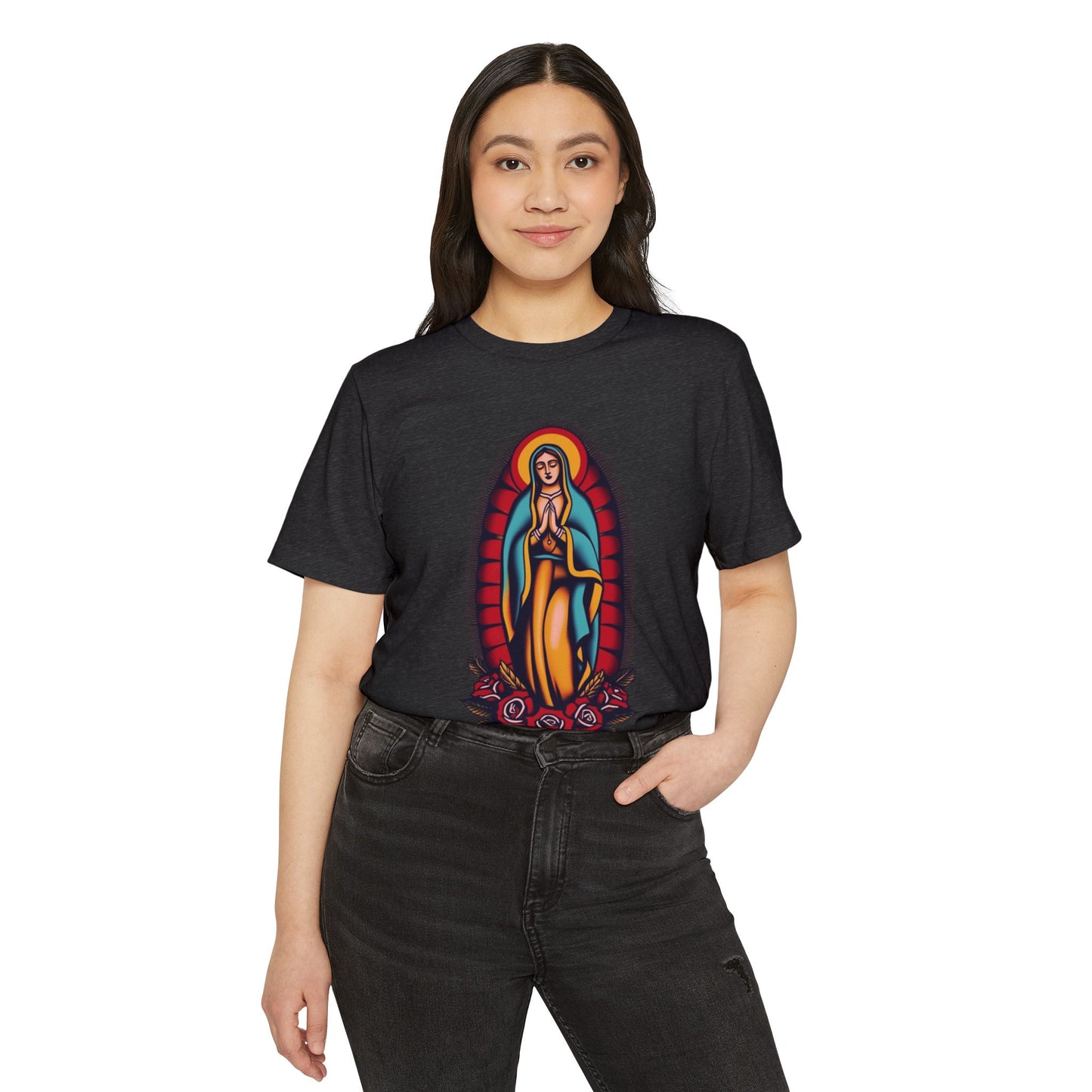Mother Mary Divine Love Organic Unisex Tee