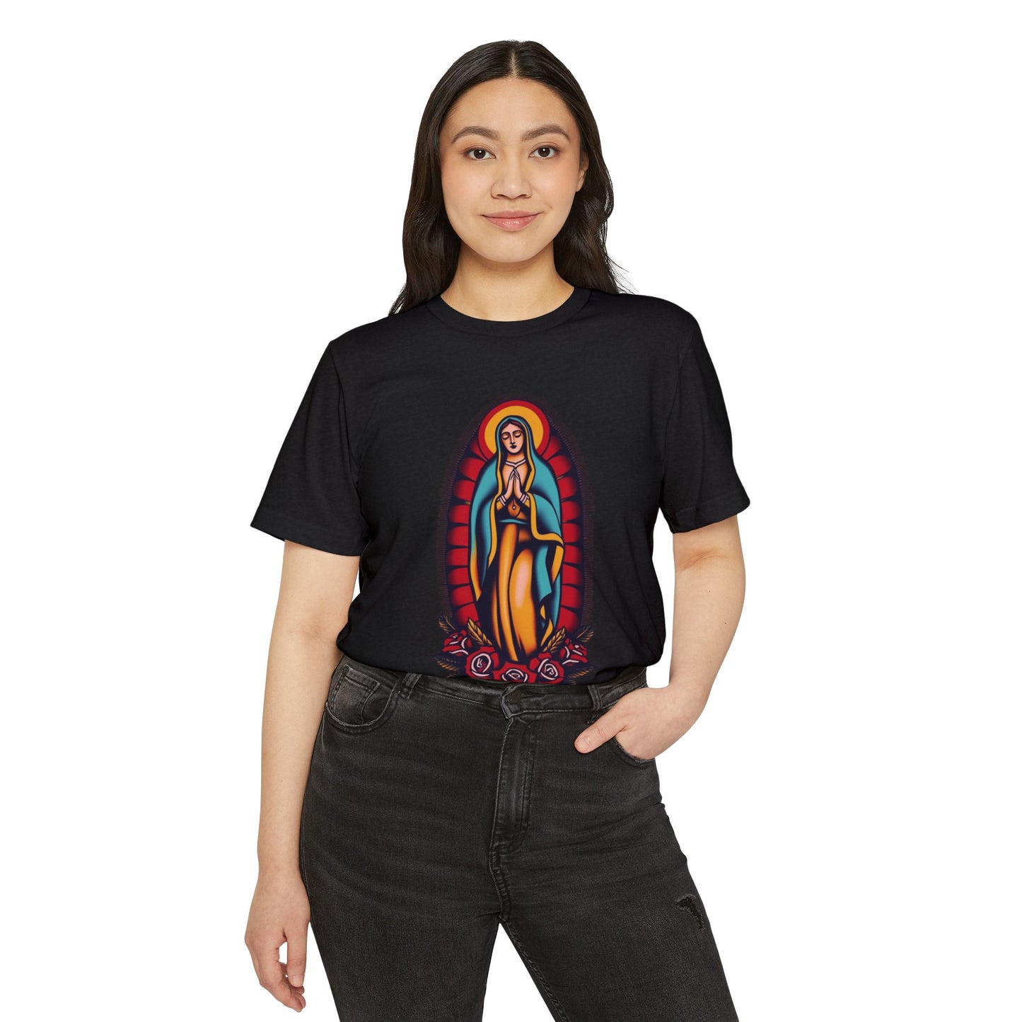 Mother Mary Divine Love Organic Unisex Tee