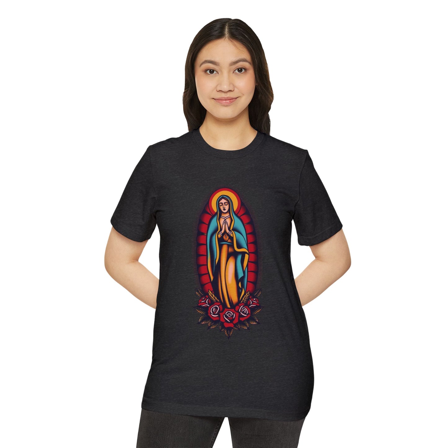 Mother Mary Divine Love Organic Unisex Tee