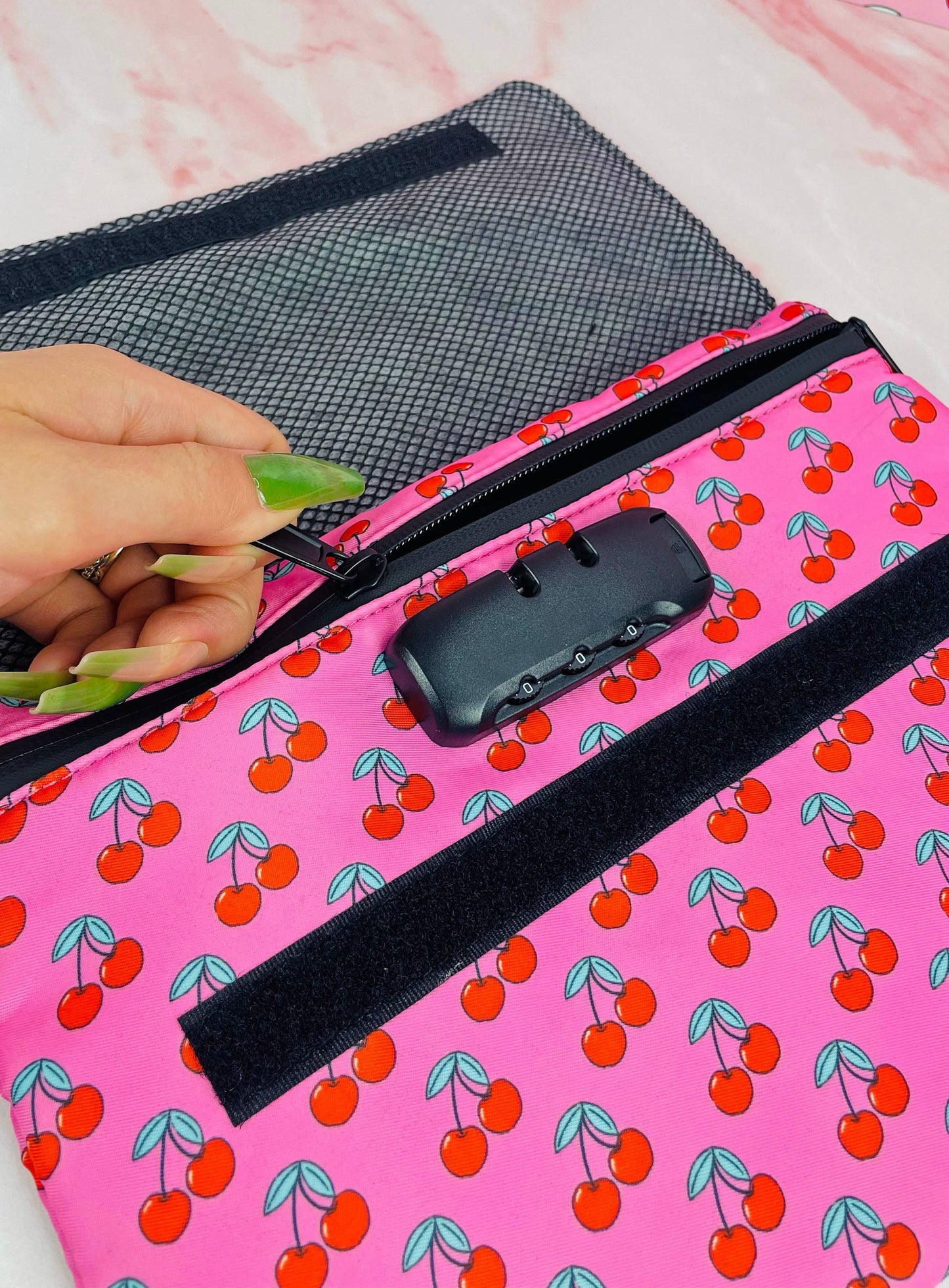 Cherry Print Smell-Proof Bag