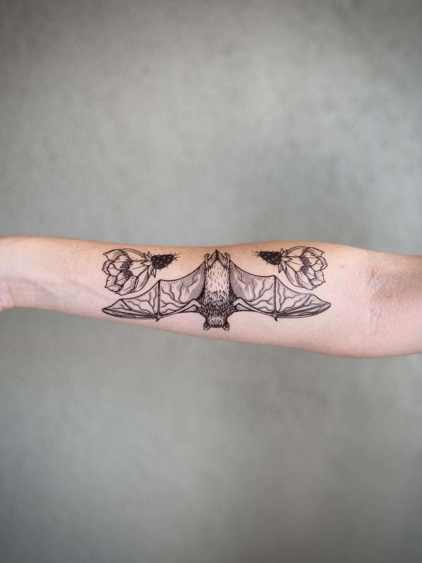 Free-tailed Bat Temporary Tattoo: 1-Pack