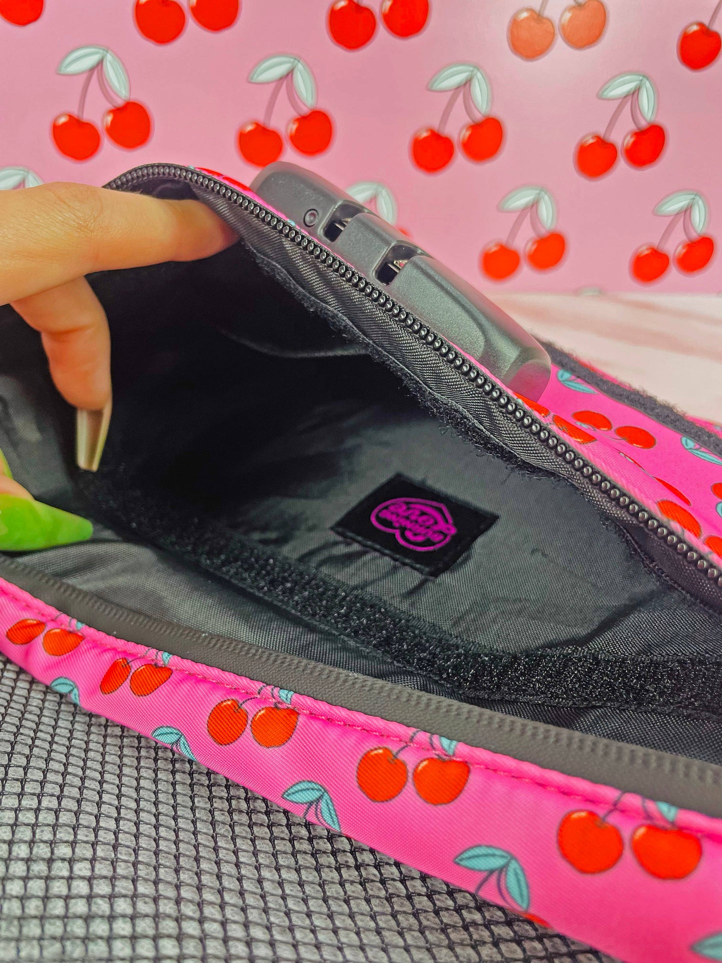Cherry Print Smell-Proof Bag