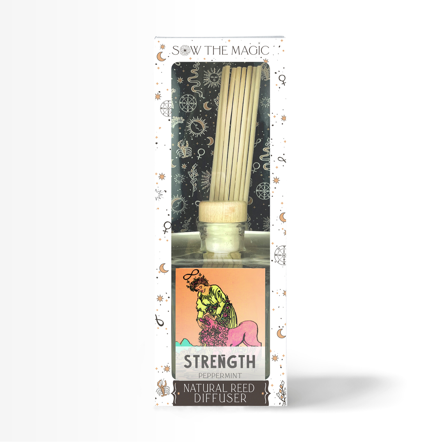 Strength Tarot Card Home Reed Diffuser