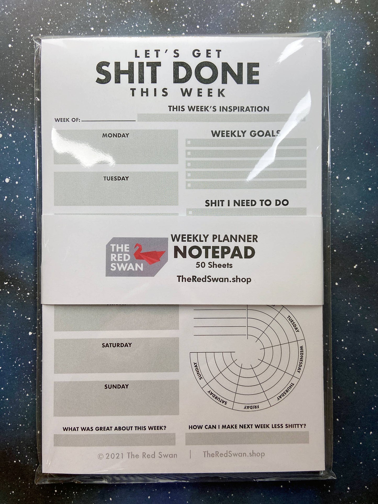 Stationery - Shit List - Weekly Planner