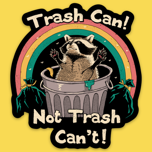 Trash CAN Sticker